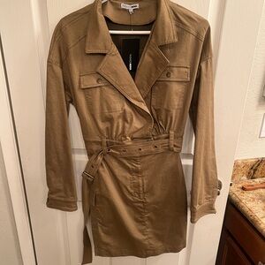 Fashion Nova Double-Breasted Cargo dress